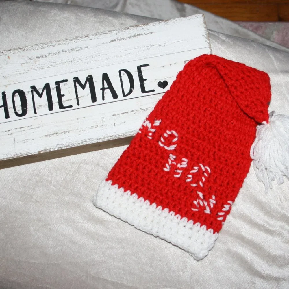 🎅 Handmade Santa Hat · 0–3 Months